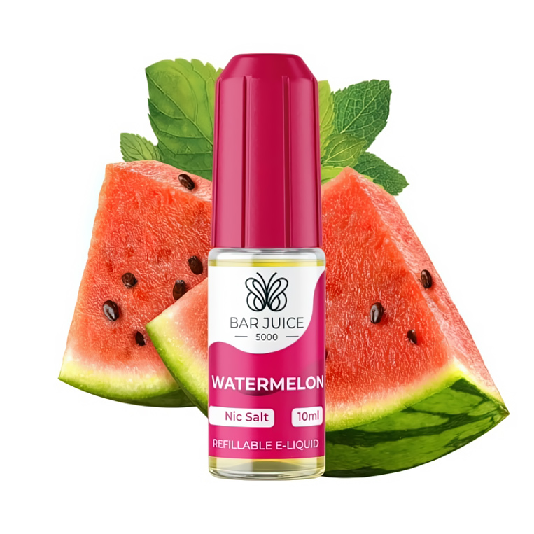 BAR JUICE 5000 Salt Watermelon 10mg 10ml (Vodní meloun)