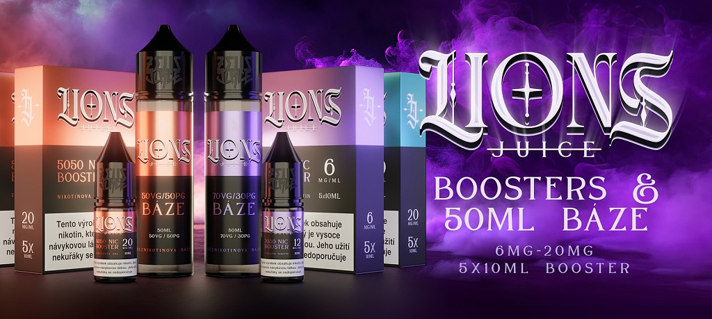 Lions Juice Salt Booster Shot 70/30 5x10ml 20mg (Salt-nikotinová Booster báze)