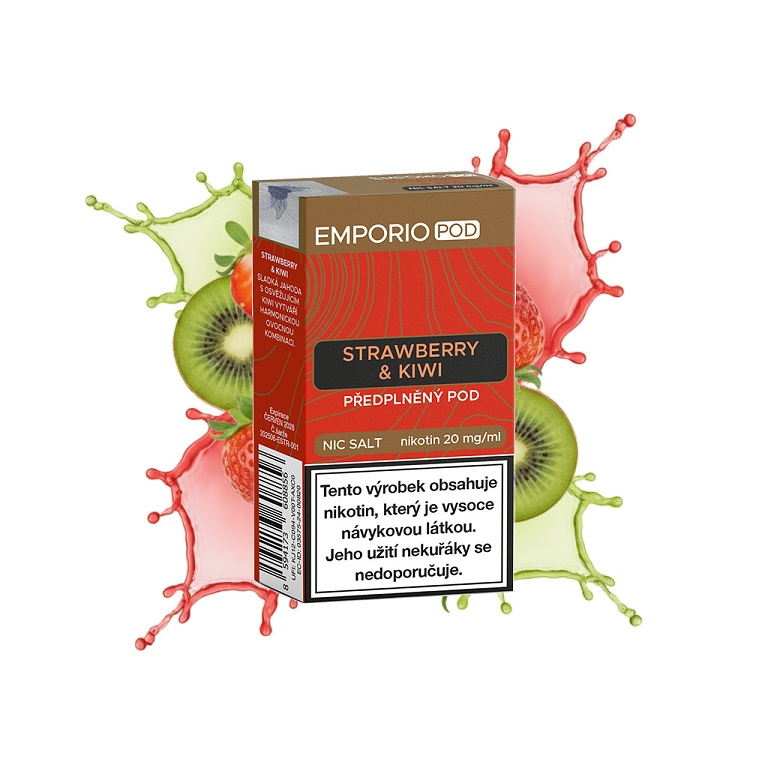 Emporio Pod Strawberry & Kiwi 20mg (Přednaplněná Pod Cartridge)