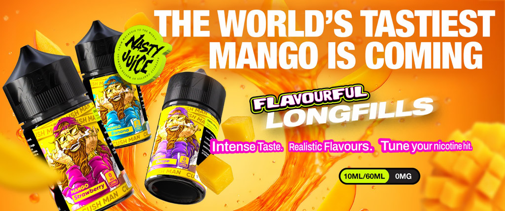 Nasty Juice S&V Cushman Mango Strawberry 10ml (Mango s jahodami)