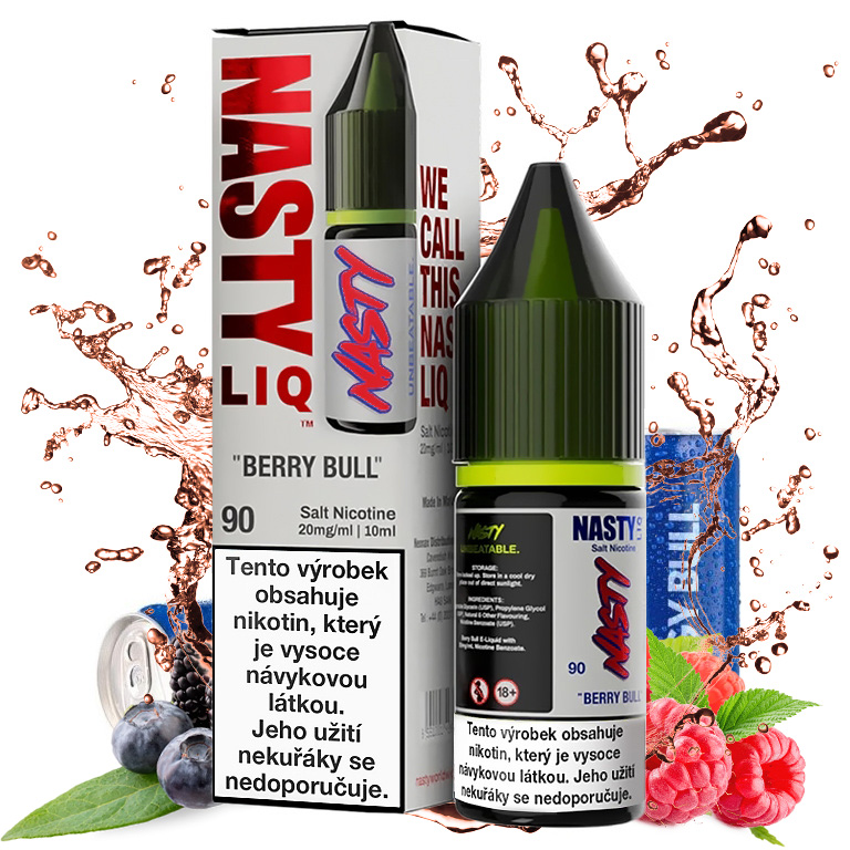 Nasty LIQ - Salt e-liquid - Blueberry Raspberry Blackcurrant - 10ml - 10mg