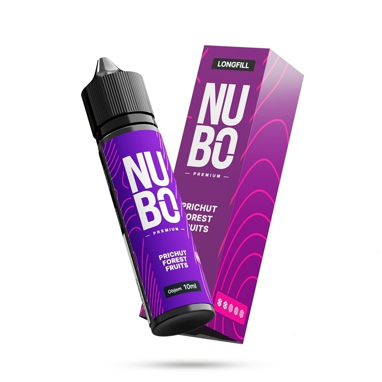 NUBO Premium Dark & Stormy Forest Fruits S&V 10ml (Chladivá malina s ostružinami a borůvkami)