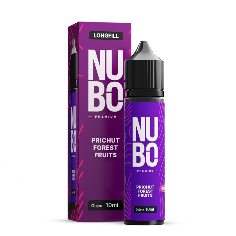 NUBO Premium Dark & Stormy Forest Fruits S&V 10ml (Chladivá malina s ostružinami a borůvkami)