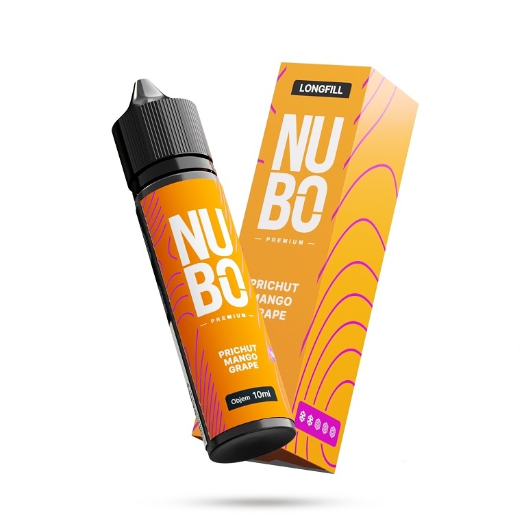 NUBO Premium Mango Grape S&V 10ml (Chladivé hroznové víno s mangem)