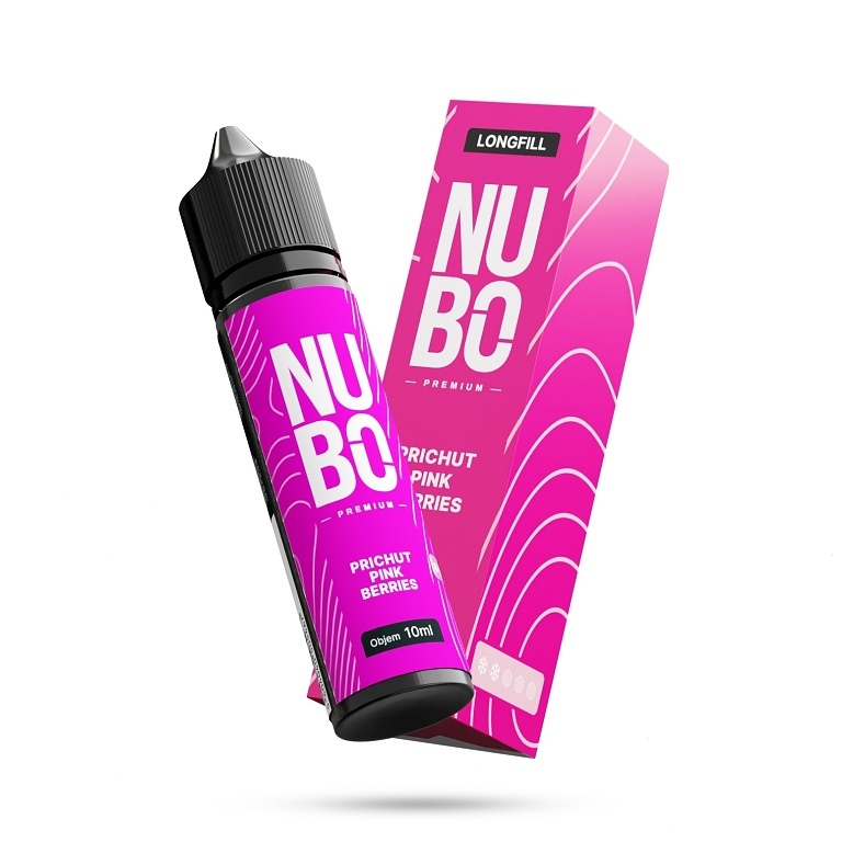 NUBO Premium Pink Berries S&V 10ml (Chladivá jahoda s malonami a rybízem)