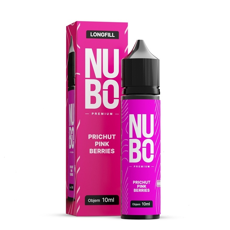 NUBO Premium Pink Berries S&V 10ml (Chladivá jahoda s malonami a rybízem)