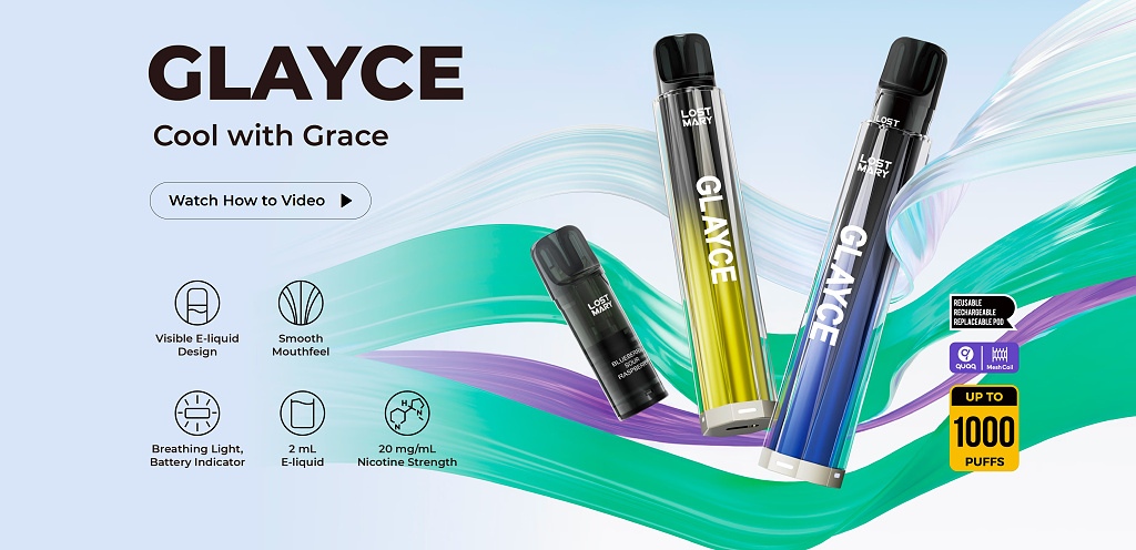 LOST MARY GLAYCE Starter Kit Watermelon 20mg 2ml (Elektronická cigareta 1000mAh (Vodní meloun))