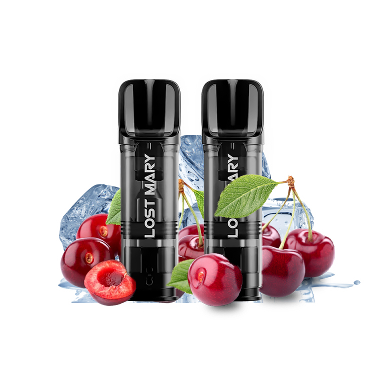 LOST MARY GLAYCE Pod náplň Cherry ICE 20mg 2x2ml (Vyvhlazené třešně)