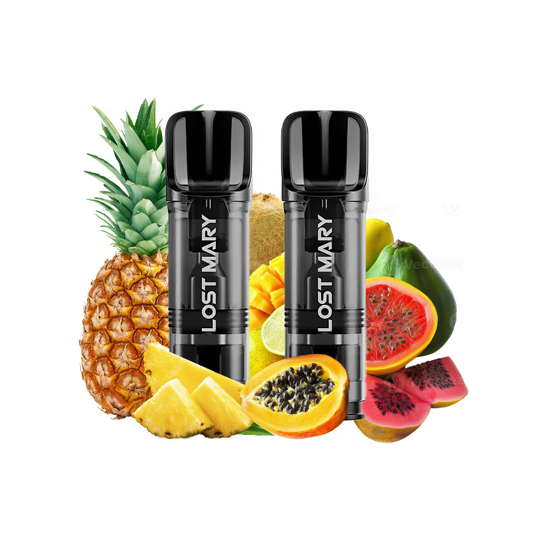 LOST MARY GLAYCE Pod náplň Tropical Fruit 20mg 2x2ml (Tropické ovoce)