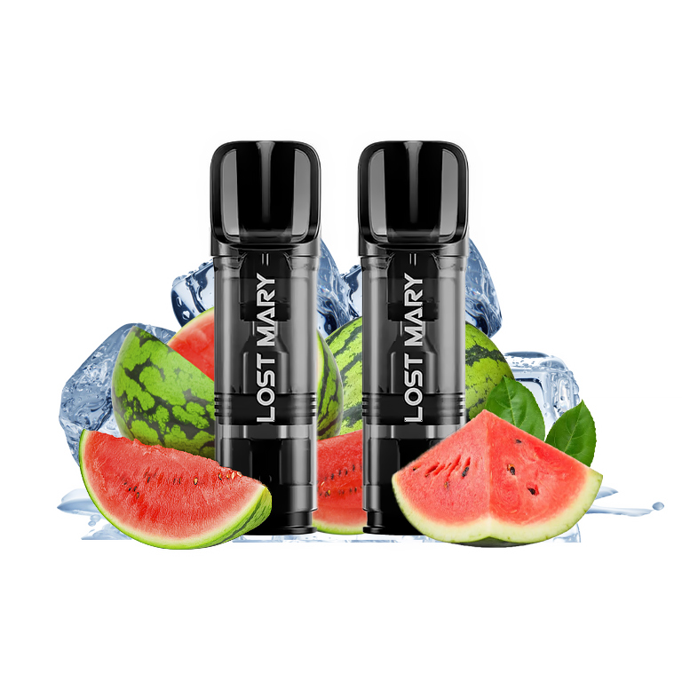 LOST MARY GLAYCE Pod náplň Watermelon ICE 20mg 2x2ml (Vychlazený vodní meloun)
