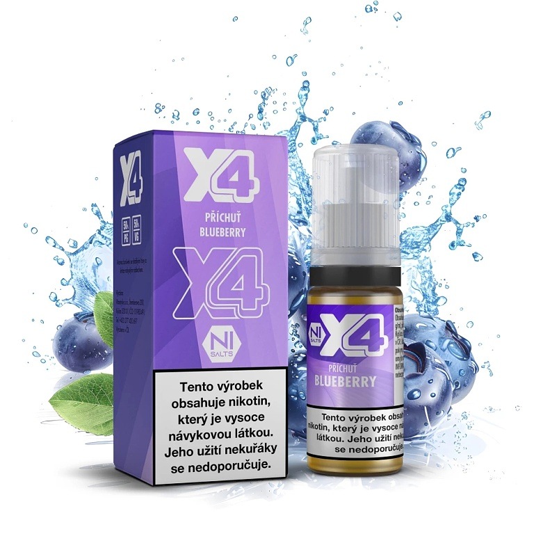 X4 Bar Juice Salt - E-liquid - Blueberry - 20mg