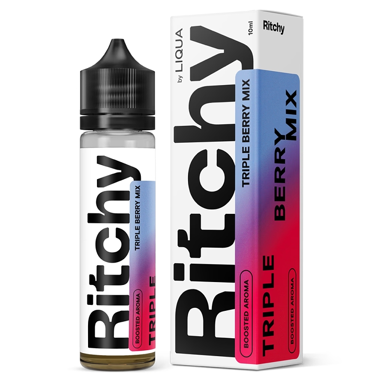 Ritchy Liqua S&V Triple Berry Mix 10ml (Borůvka, Malina, Jahoda)