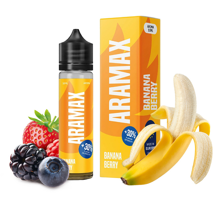Aramax - S&V - Banana Berry - 10ml (Banán s lesním ovocem)