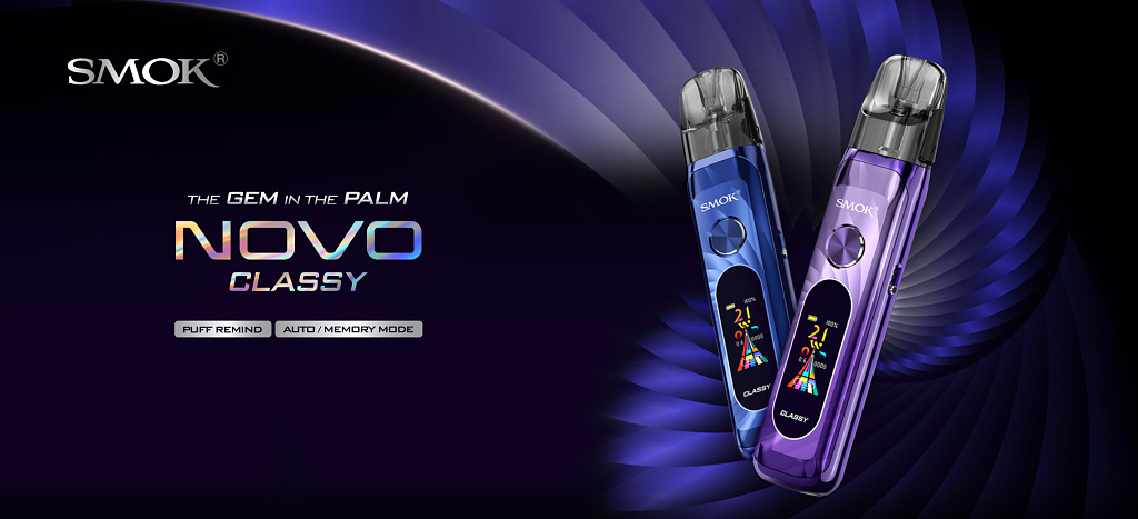 Smok NOVO CLASSY Pod Kit 1350mAh – Lustrous Gold