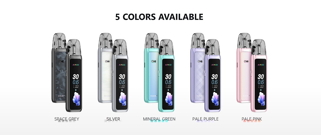 Smok ARCO MAX Pod Kit 1300mAh – Pale Pink