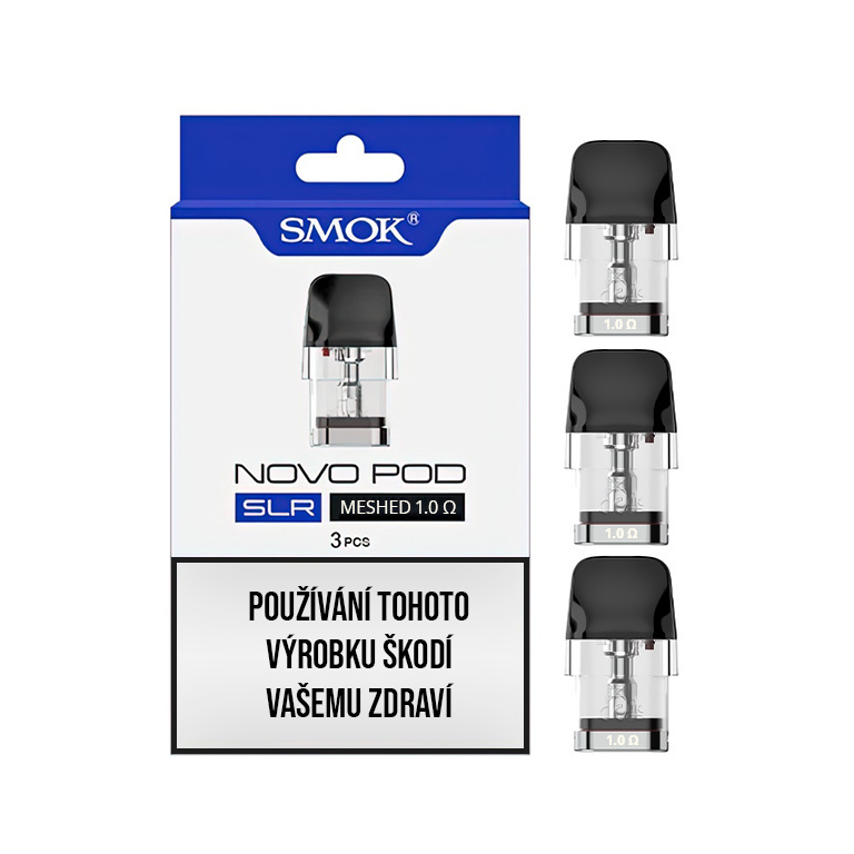 Smok NOVO SLR Pod Meshed 1,0ohm 2ml 3ks