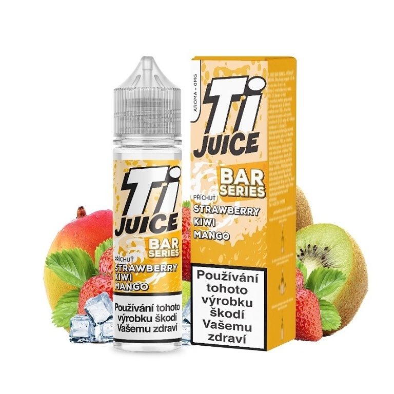 TI Juice Bar Series - S&V - Strawberry Kiwi Mango - 10ml (Jahoda, Kiwi, Mango)