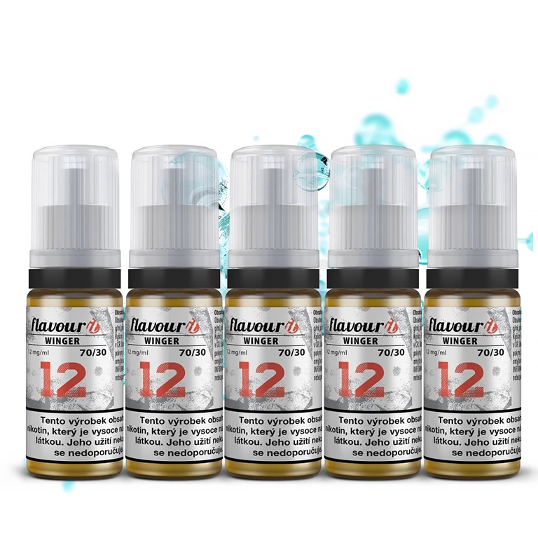 Flavourit WINGER - nikotinový booster - 70/30 - 5x10ml - 12mg