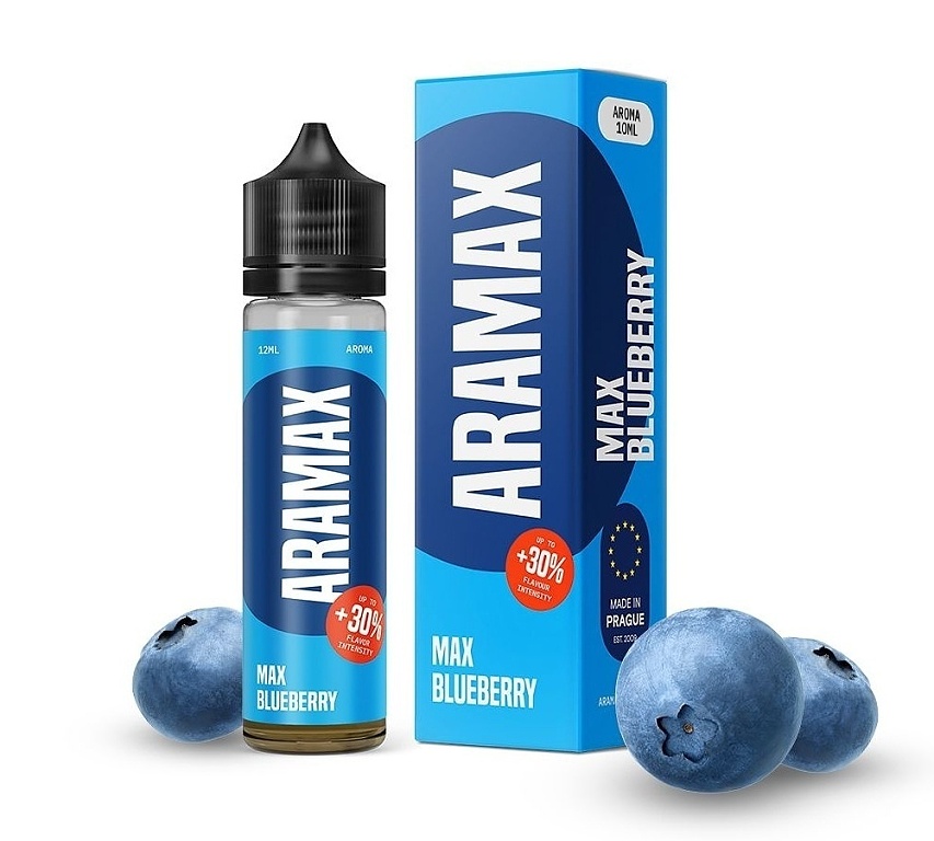 Aramax - S&V - Max Blueberry - 10ml (Borůvka)