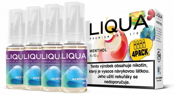 Liqua 4x10ml Menthol 3mg