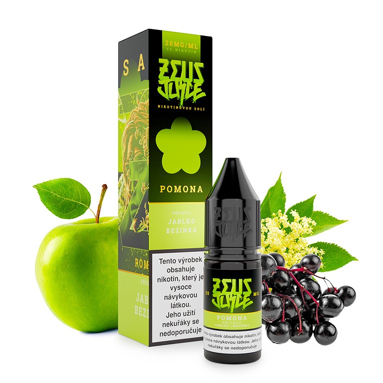 Zeus Juice Salt - E-liquid - Pomona - 10ml - 20mg (Jablko s bezovým květem)