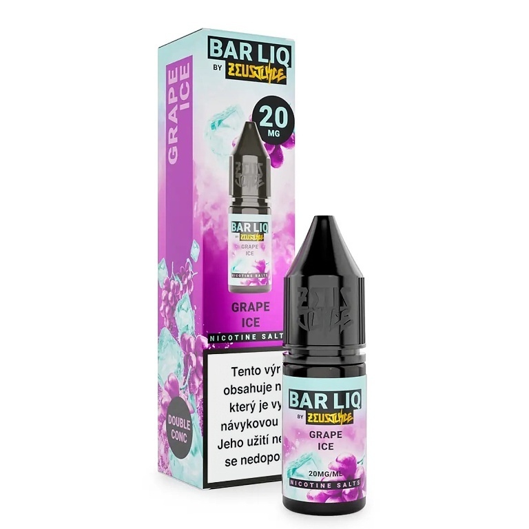 Zeus Juice BAR LIQ - Grape ICE - 20mg (Hroznové víno, Mentol)