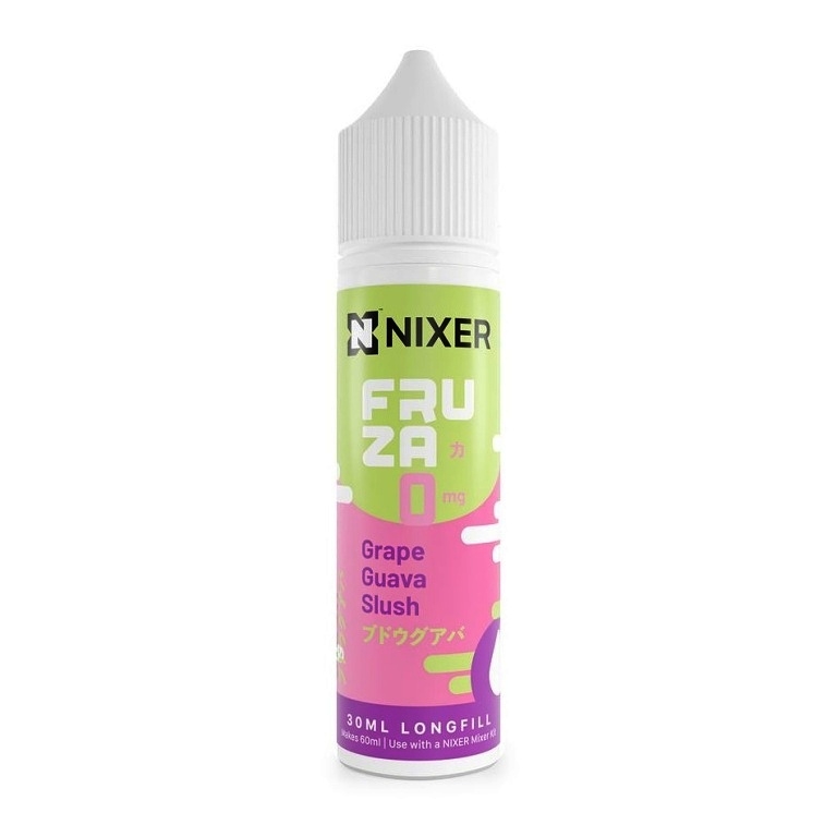 Nixer X Fruza S&V Grape Guava Slush 10ml (Chladivé hroznové víno s Guavou)