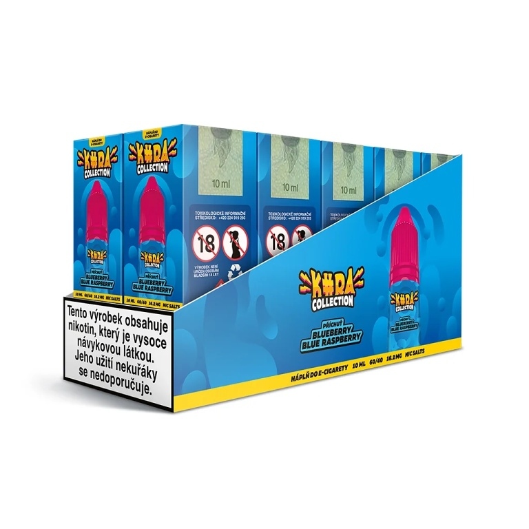 Kura Collection Blueberry Blue Raspberry 10ml 16.2mg (Borůvka, Malina)