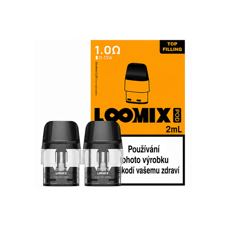 Aspire Loomix Pod Cartridge 1,0ohm 2ml 2ks