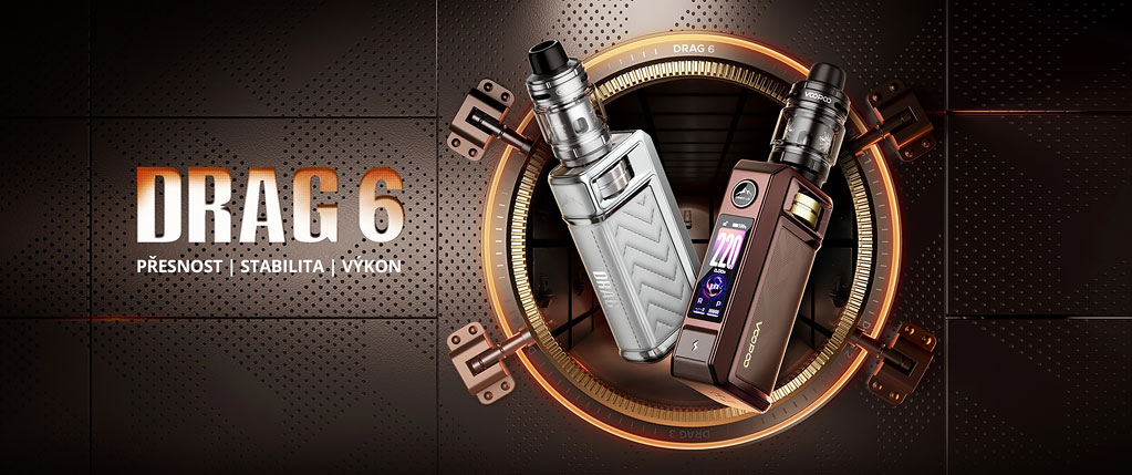 Voopoo Drag 6 Full Kit s UFORCE X Tank 2ml Blue (4400mAh)