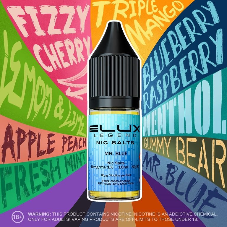 Elux Legend Salts - Strawberry Raspberry Cherry - 10mg