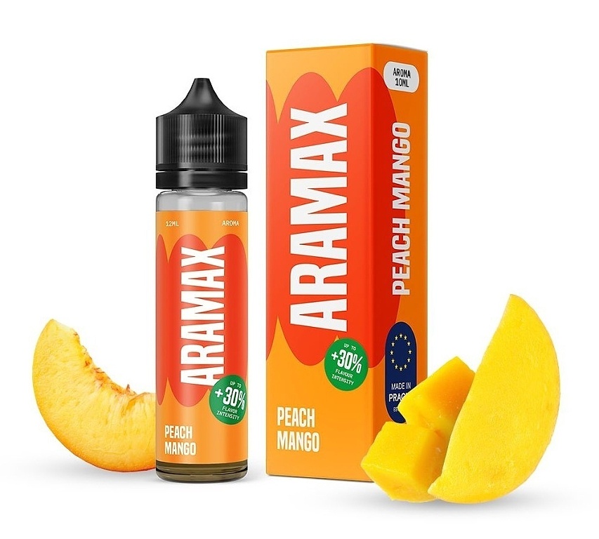 Aramax - S&V - Peach Mango - 10ml (Broskev, Mango)