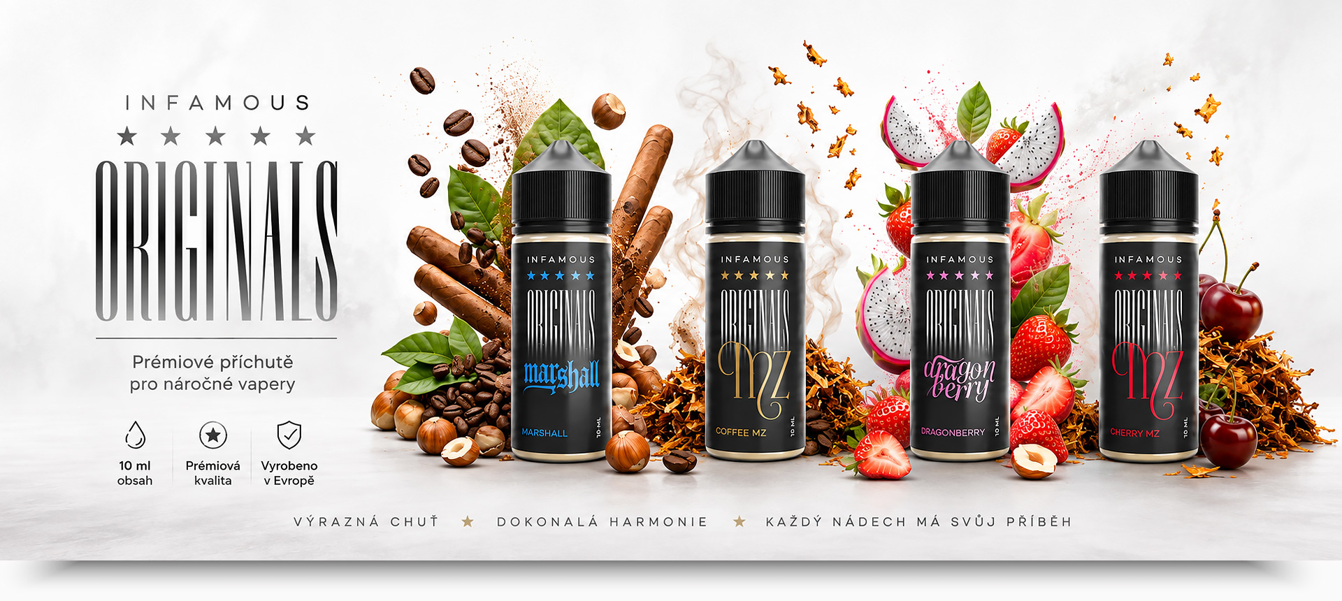 Infamous Originals S&V Dragonberry 10ml (Jahody s dračím ovocem)