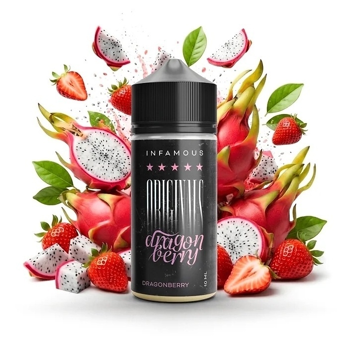 Infamous Originals S&V Dragonberry 10ml (Jahody s dračím ovocem)