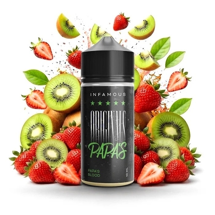 Infamous Originals S&V Papa´s Blood 10ml (Jahoda s kiwi)