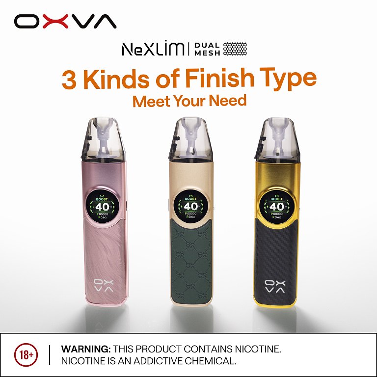 Oxva NeXLIM Pod Kit Dark Brown (Elektronická cigareta 1500mAh)