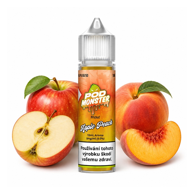 POD Monster S&V Apple Peach 10ml (Jablko s broskví)