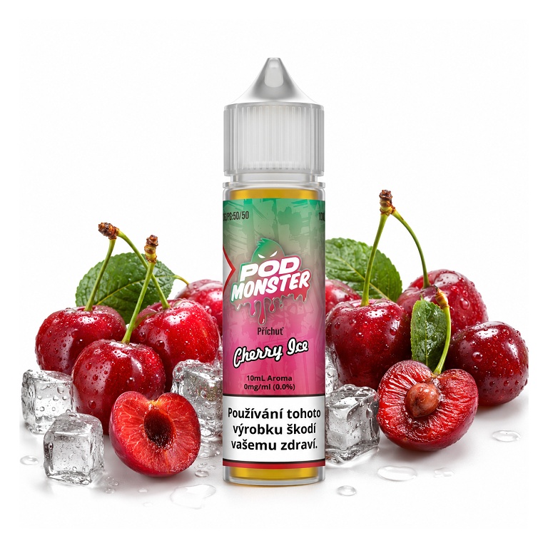 POD Monster S&V Cherry ICE 10ml (Ledová třešeň)