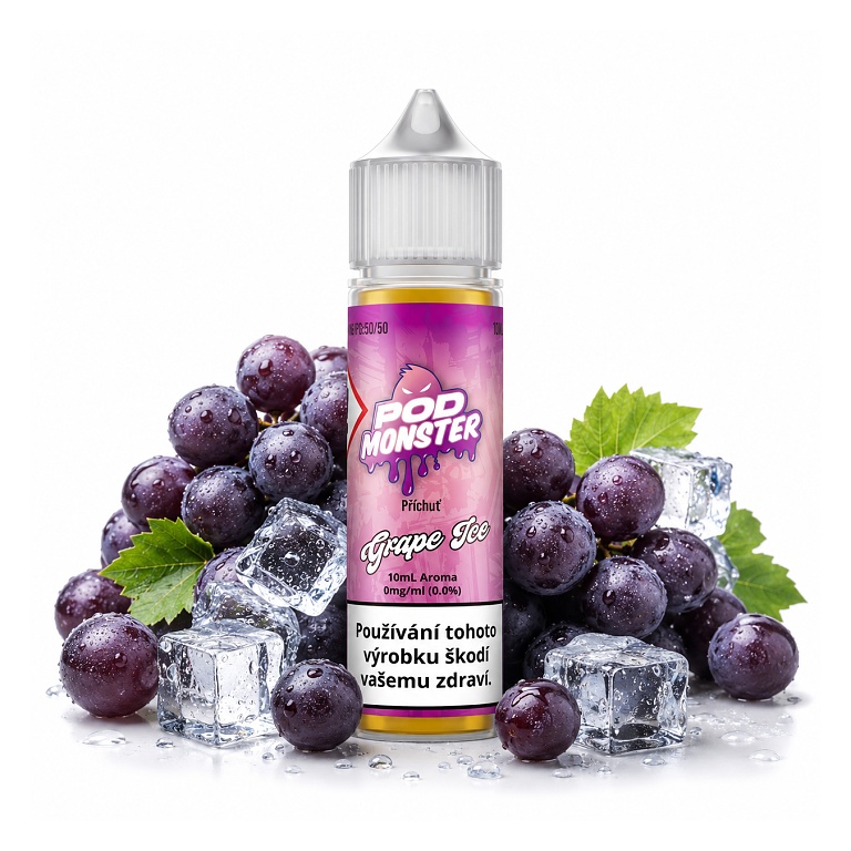 POD Monster S&V Grape ICE 10ml (Ledové hroznové víno)