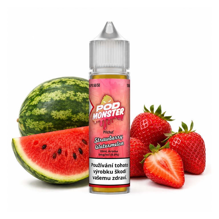 POD Monster S&V Strawberry Watermelon 10ml (Jahoda s vodním melounem)