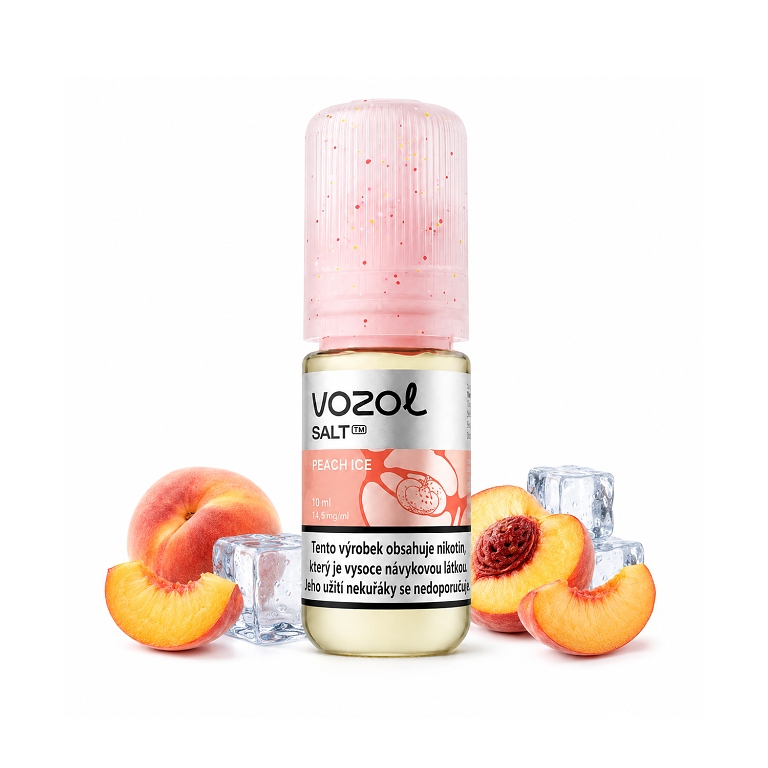 Vozol Salt Prime Peach ICE 14,5mg 10ml (Ledová broskev)