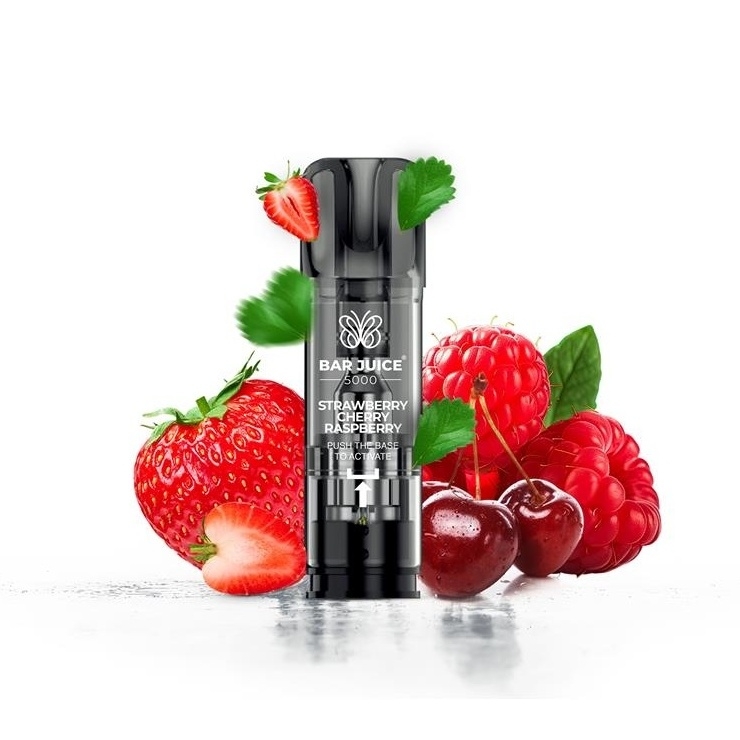 BAR Juice 5000 Pod Strawberry Cherry Raspeberry 10mg 2ks (Jahoda s třešní a malinami)