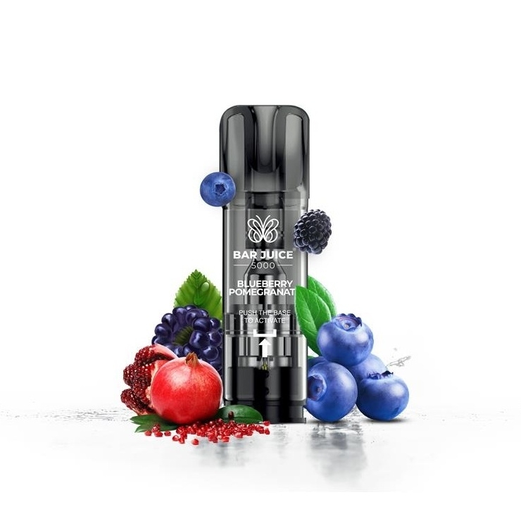 BAR Juice 5000 Pod Blueberry Pomegranate 10mg 2ks (Borůvky s granátovým jablkem)