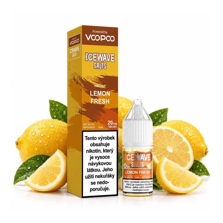 Voopoo ICEWAVE Salts Lemon Fresh 10ml 20mg (Citrón)