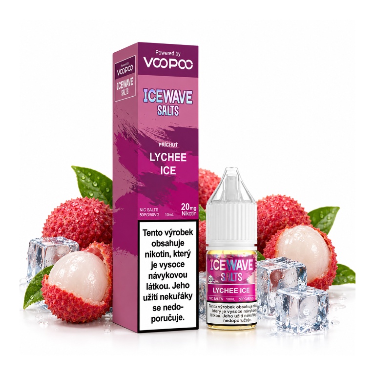 Voopoo ICEWAVE Salts Lychee ICE 10ml 20mg (Liči, Chladivá složka (ICE))