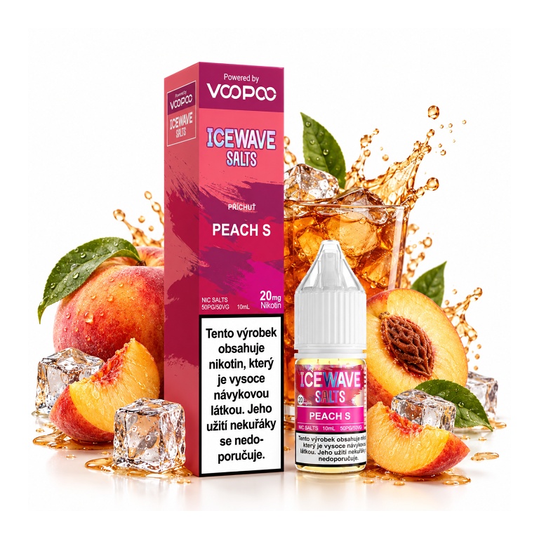 Voopoo ICEWAVE Salts Peach S 10ml 20mg (Broskev)