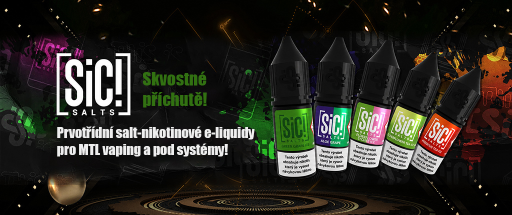 SIC! Salts Blueberry 10ml 20mg (Svěží borůvka)