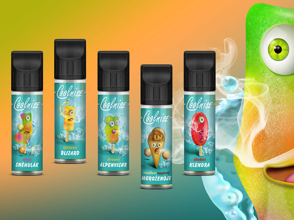 CoolniSE - Shake & Vape - Malinový Arctic Kiss - 15ml (Malina, Limonáda, Chladivá složka (ICE))