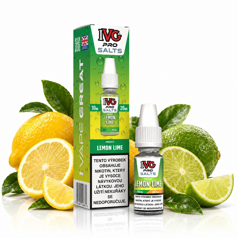 IVG Pro Salts Lemon Lime 10ml 20mg (Citron a limetka)
