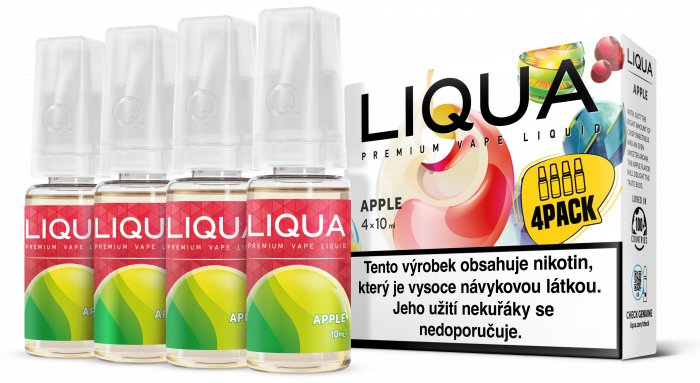 Liqua 4x10ml Apple 6mg